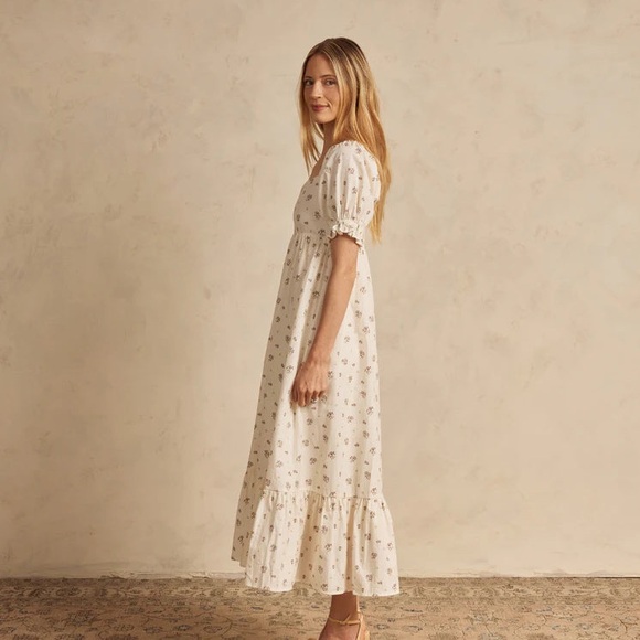 Women’s Noralee Chloe Rose Ditsy Puff Sleeve Dress Size Large BRAND NEW! - Picture 5 of 6